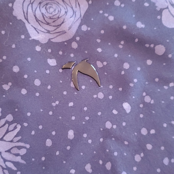 Nwt navy blue flower legging glyder - Picture 5 of 5